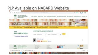 Potential Linked Plan of NABARD and its importance in DCP (District Credit Plan) 
