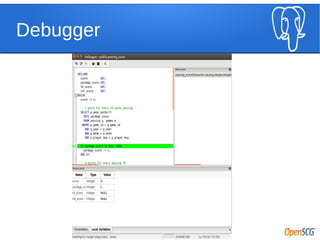 Debugging Your PL/pgSQL Code | PDF