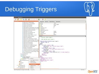 Debugging Your PL/pgSQL Code | PDF