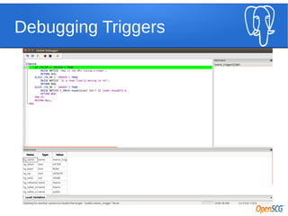 Debugging Your PL/pgSQL Code | PDF