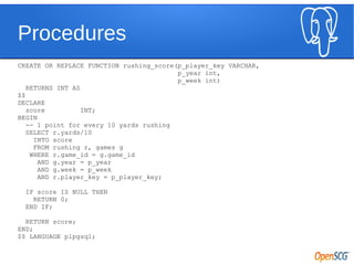 Debugging Your PL/pgSQL Code | PDF