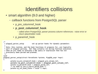 Plpgsql internals | PDF