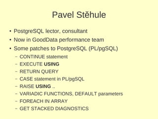 Plpgsql internals | PDF