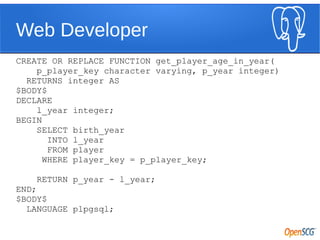 Profiling PL/pgSQL | PPT