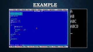 Nested loop in C language | PPT