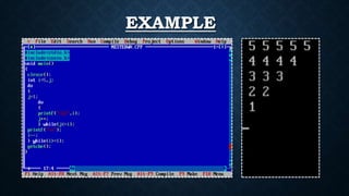 Nested loop in C language | PPT
