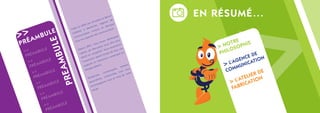 >
                                                                        le e
                                                                               t Be
                                                                                     noit                             EN RÉSUMÉ…
                                                                  stel                    de
                                                             Chri                nce
                                                       par                ’age
                                               05                   r, l                 ique
                                        n 20                   vrie               fabr
                                   ée e                 aulé

  > AMBULE
                                                                            et               n.
                               Cré             à M                 çoit                 atio


>                                    SE AU                   con                 unic
                                LOI              atio
                                                        n                  mm
                                          unic                     e co
                                       m                      ts d
                                  com                   por                                      pé




                   ULE
                                                 sup                                       elop

PRÉ                                                                                                                             E
                                          vos                                        dév

                                                                                                                             OTR PHIE
                                    tous                                     ons                 plus
                                                                      s av           ur ê
                                                                                            tre

                                                                                                                         > N LOSO
                                                             ,  nou                o                 ns
                                                       007                   n p                 oso
                                             ui  s 2                   atio                 rop
                                                                bric                   s p
            LE                         Dep                                                             os

                                                                                                                          PHI
                                                                                Nou
 >>     MBU                                        er d
                                                          e fa
                                                                       titif.               e to
                                                                                                  us v




                MB
                                                li               mpé
  PRÉ
      A                                  l’ate                                       at d               ou
                                                                                                                                        E
                                                                                                                                    CE D ON
                                                          t co                form               ique
                                                   t if e
                                                                   gra  nd                  mér
                                           réac                                      n nu
                                                                                                                                  N
                                                                                                                               AGE ICATI
                                                             ion               ssio
   >>          LE                                      ress              pre
          MBU                                                                                                              > L’ MUN
                                                     p
                                             l’im                 n im
                                                            ts e
        A                                              por
    PRÉ                  EA                    sup                  hés
                                                                         if.
                                                                                                       artis
                                                                                                             ans,

                                                                                                                            COM
                                                             e ad
                                                   lettr
                                                         ag                                    nts,           ous
     >>     MBU
                  LE                                                              mm
                                                                                         erça
                                                                                                    nou
                                                                                                         s v
                                                                                                                                          E
                                                                                                                                          D
                                                                                                                                      IER
                                                                               co               és,             tre
          A                                                          es,                  tivit            e vo
      PRÉ                                                                                                                           L
                                                                                                                                ’ATE TION
                                                                pris
                      PR                                                            llec              g d
                                                        Entr
                                                              e              , co             au l
                                                                                                   on
                                                                      ions
        >>       BUL
                      E                                  asso
                                                                ciat
                                                                        agn
                                                                              ons
                                                                                      tout
                                                                                                                             > L RICA
             AM                                                  omp
         PRÉ
                                                           acc
                                                              pro
                                                                   jet.                                                       FAB
                        E
          >>
                AM  BUL
           PRÉ
            >>            LE
                   A MBU
              PRÉ
 