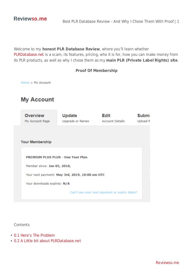 Plr Database Review With Membership Proof - best plr database review and why i chose them with proof 1 reviewso