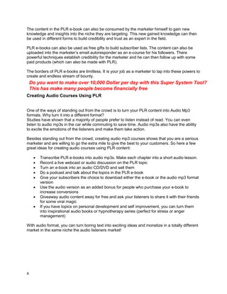 Plr starter pack_volume_2_the_intermediate | PDF