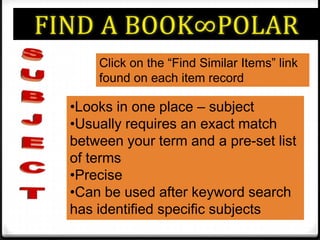 Internet ToolsFIND INTERNET RESOURCESSubject portals:Librarians' Index to the Internet
