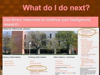 Managing Information - RefWorksLicensed state-wide, access free to Ohio students for the rest of your life!See: http://0-www.refworks.com.polar.onu.edu/Write n’ Cite interfaces with MS WordExcellent TutorialsHelp available at Heterick Research Guide for PLSC 391 for instructions on how to get your free-for-a-life-time account