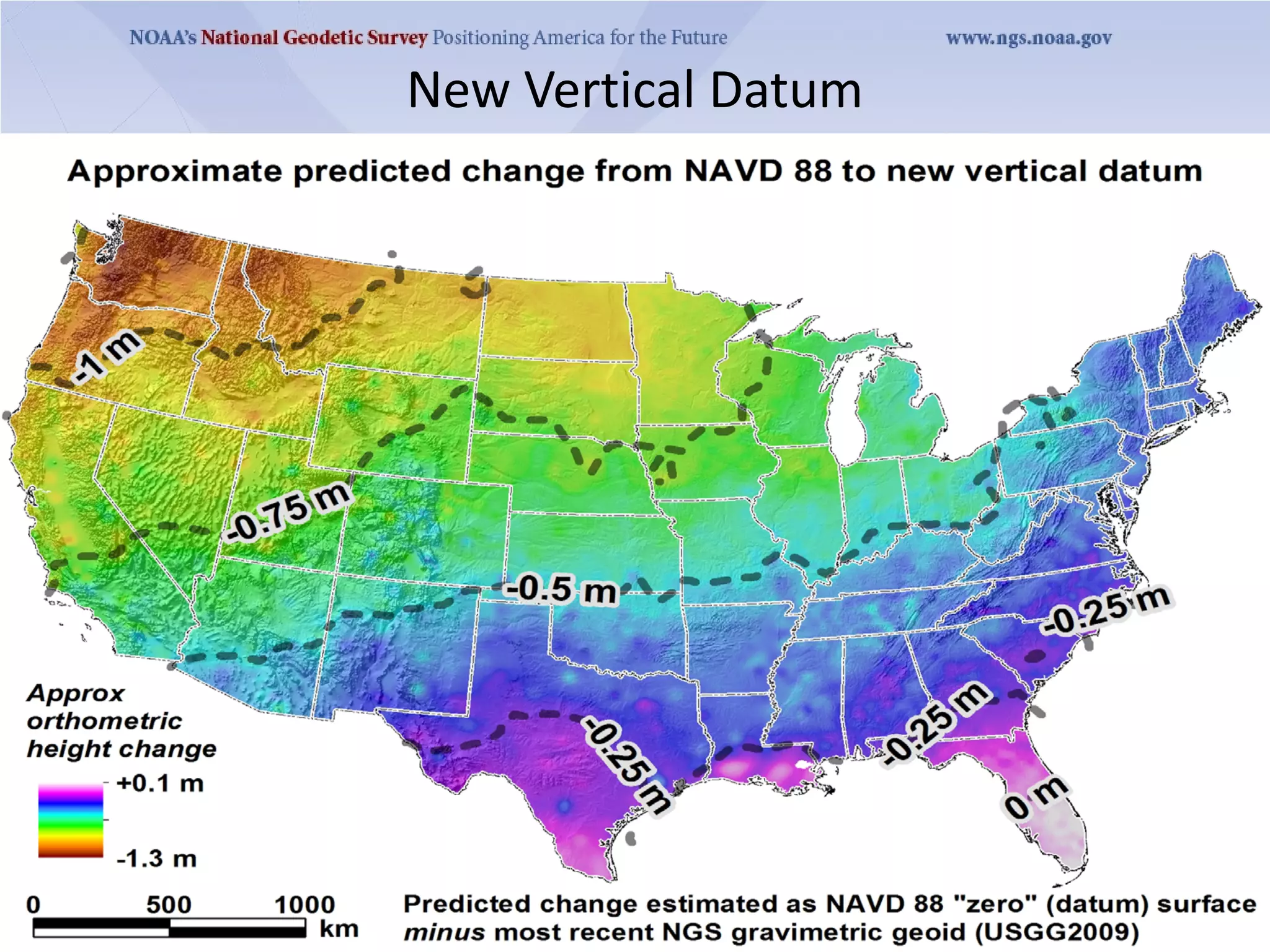 New Vertical Datum
   (Outcome)
 
