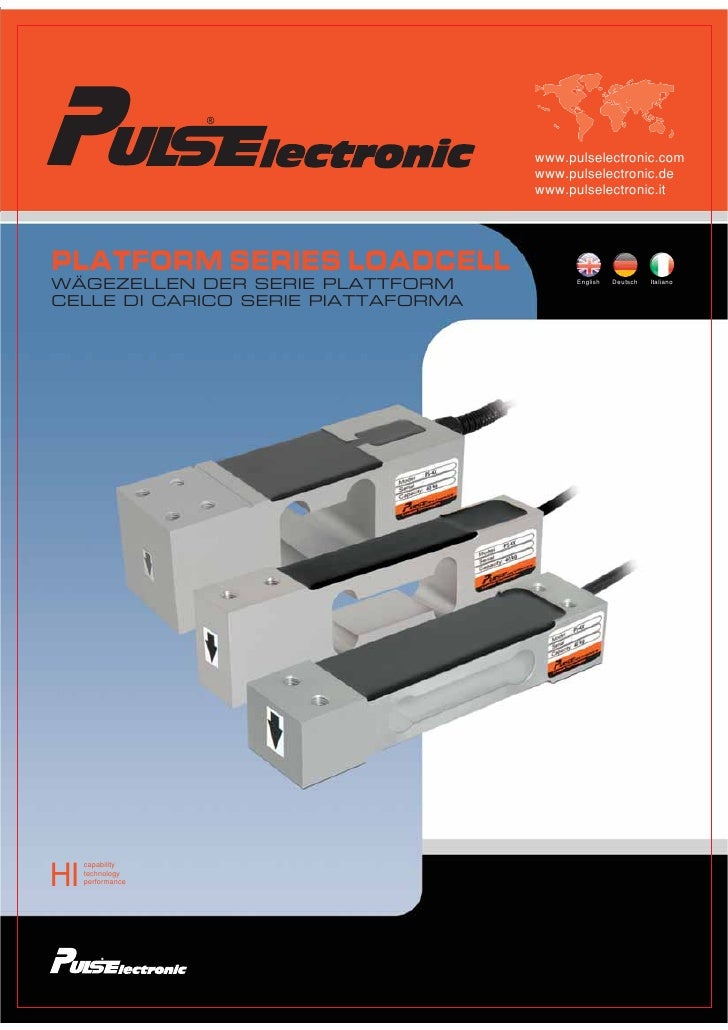 Pl Series Load Cell Catalog