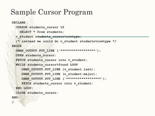 Plsql | PPT