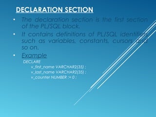 PL/SQL | PPT