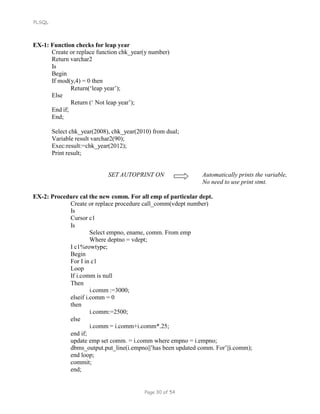 PLSQL | PDF