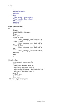 PLSQL | PDF