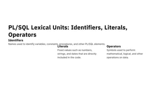 Procedural Language/Structured Query Language | PPT