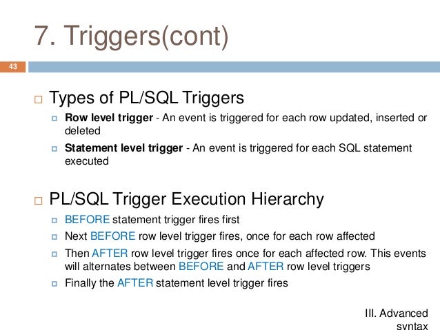 Sql trigger on error resume next