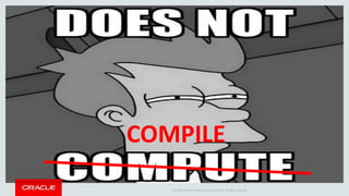 Copyright © 2014 Oracle and/or its affiliates. All rights reserved. |
COMPILE
 