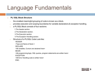 Pl sql chapter 1 | PPT