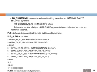 Pl sql chapter 3 part_1 | PPTX