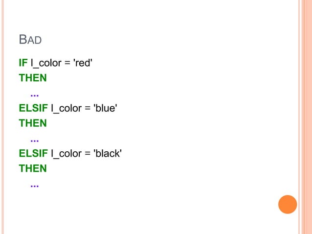 PL/SQL & SQL CODING GUIDELINES – Part 5 | PPT