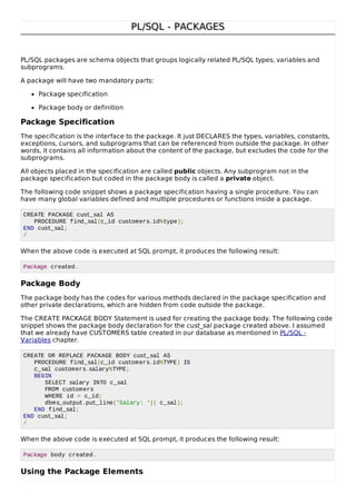 PL/SQL Complete Tutorial. All Topics Covered | PDF