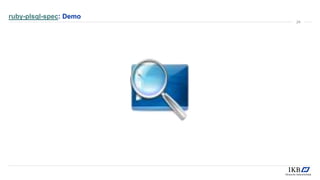 ruby-plsql-spec: Demo
24
 