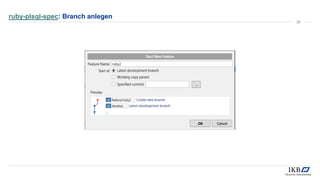 ruby-plsql-spec: Branch anlegen
26
 