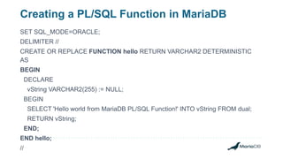 Writing powerful stored procedures in PL/SQL | PPTX