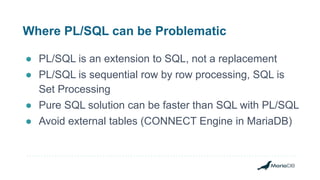 Writing powerful stored procedures in PL/SQL | PPTX