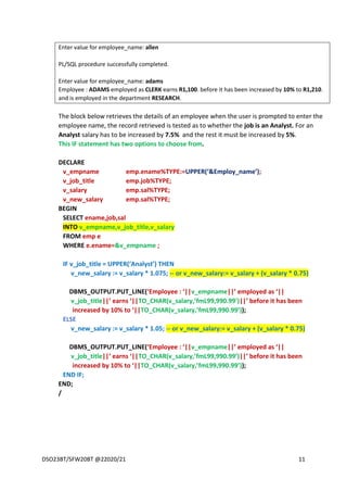 plsql notes.pdf for students Oracle databases | PDF