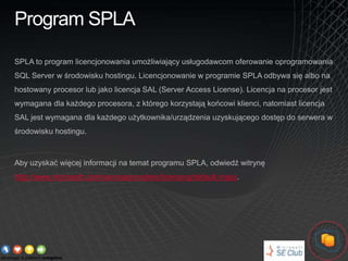 PLSSUG Meeting - SQL Server 2008 Licensing
