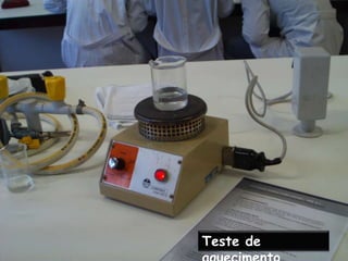 Amostras de cada plástico