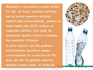 Teste da densidade em óleo de milho