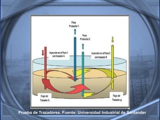 Prueba de Trazadores. Fuente: Universidad Industrial de Santander
 