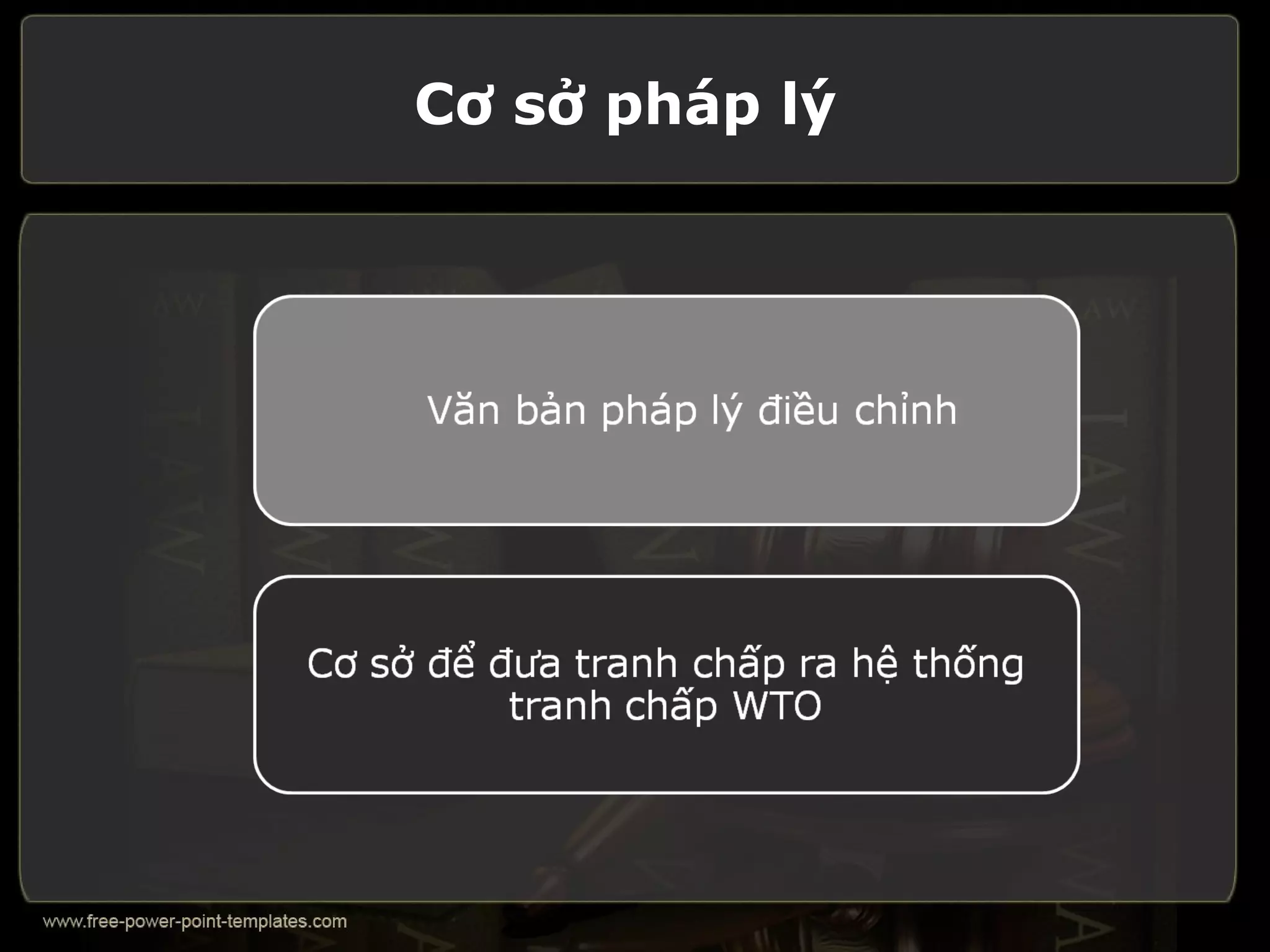 Cơ sở pháp lý
 