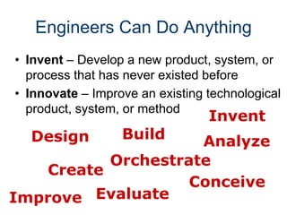 Engineering Intro slideshow for high school | PPT