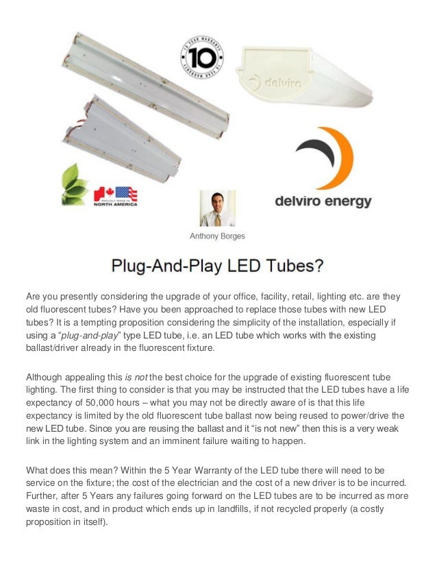 PlugAndPlay LED Tubes?