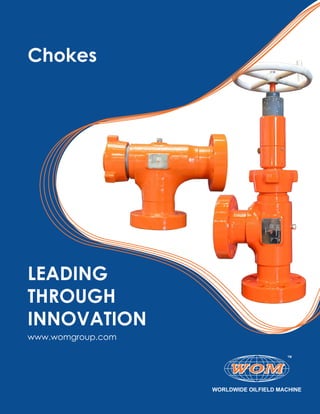 Worldwide Oilfield Machine, Inc. Plug & Cage Choke, Model WPC-30, 3-1/16" X 10K Inlet F.E. & 3-1/16" X 10K Outlet F.E. (2" Max. Orifice)
