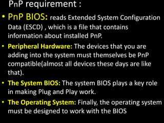 Pnp Computer Plug and play services | PPTX