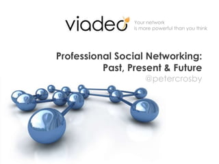 Professional Social Networking: Past, Present & Future@petercrosby 