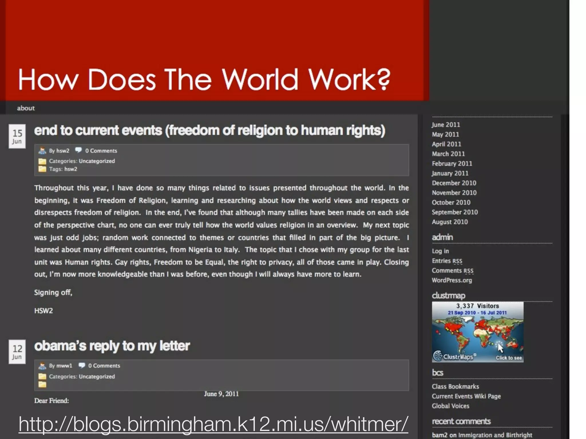 http://blogs.birmingham.k12.mi.us/whitmer/
 