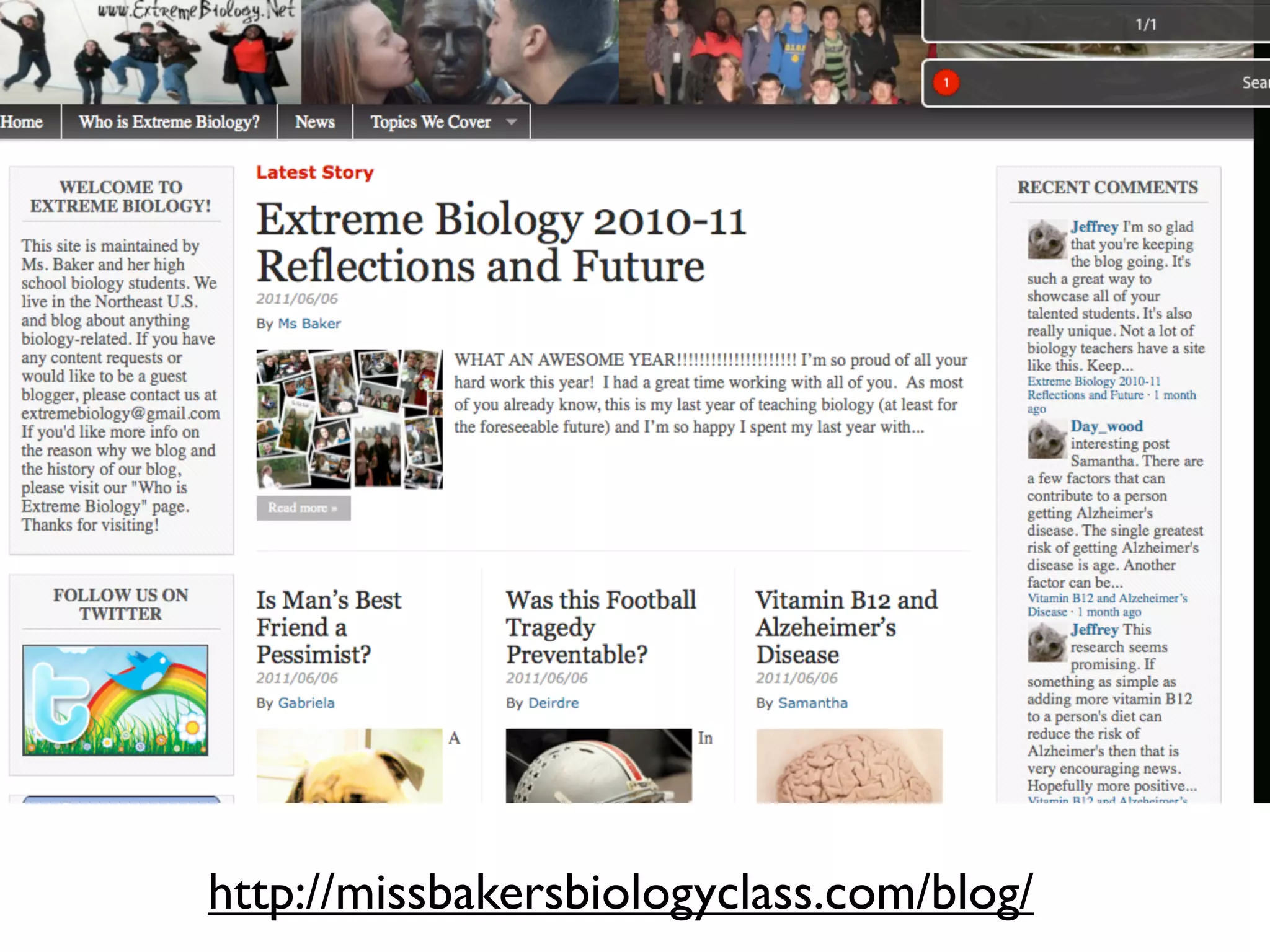 http://missbakersbiologyclass.com/blog/
 