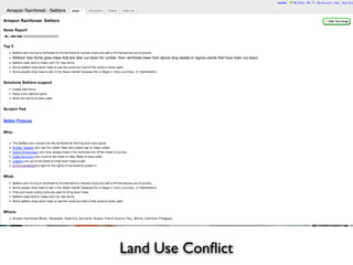 Land Use Conﬂict
 