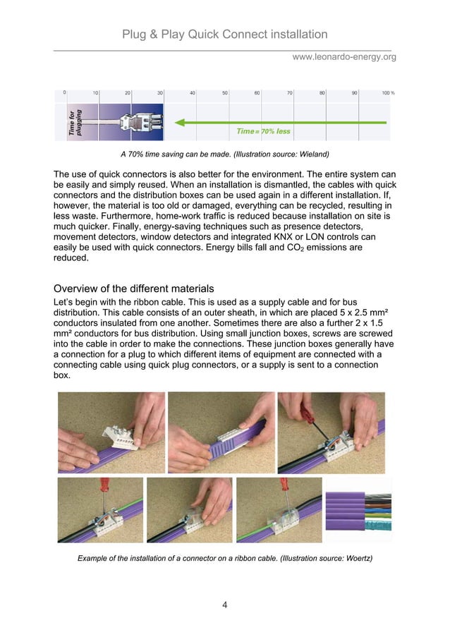 Plug Play Connector Plug & Play Quick Connect Installation | PDF