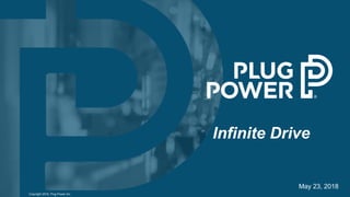 Copyright 2018, Plug Power Inc.
May 23, 2018
Infinite Drive
 