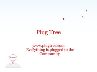 Plug Tree www.plugtree.com Everything is plugged to the Community  