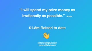 Plum Fintech Pitch Deck